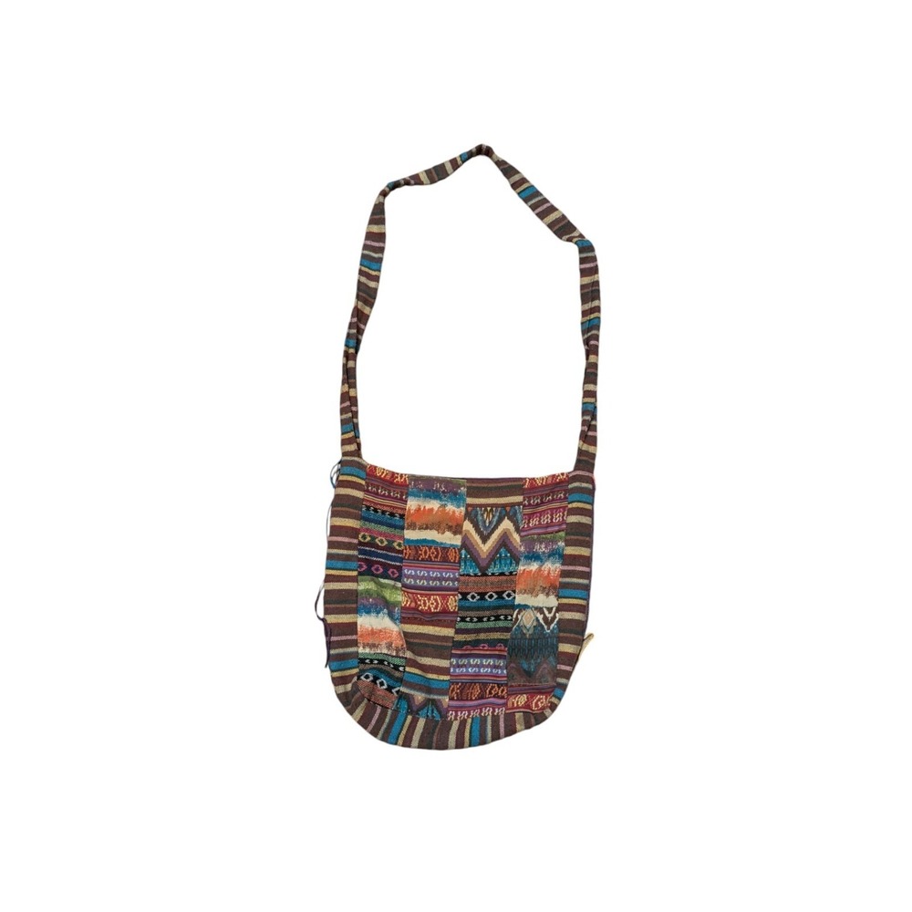 Vintage Hobo Crossbody Bag Aztec Colorful Y2K Claire's Mallcore